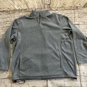 Croft & Barrow man’s gray Quarter-Zip Sweater size XXL